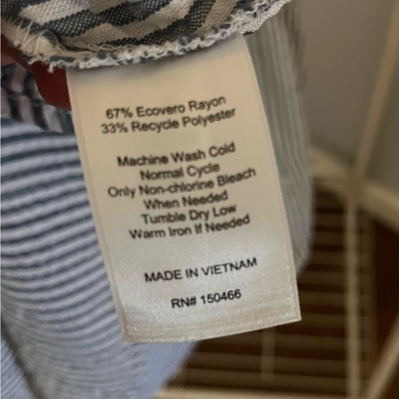 Market & Spruce Sleeveless Smocked Waist Seersucker Dress - Picture 6 of 6